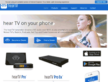 Tablet Screenshot of heartv.com